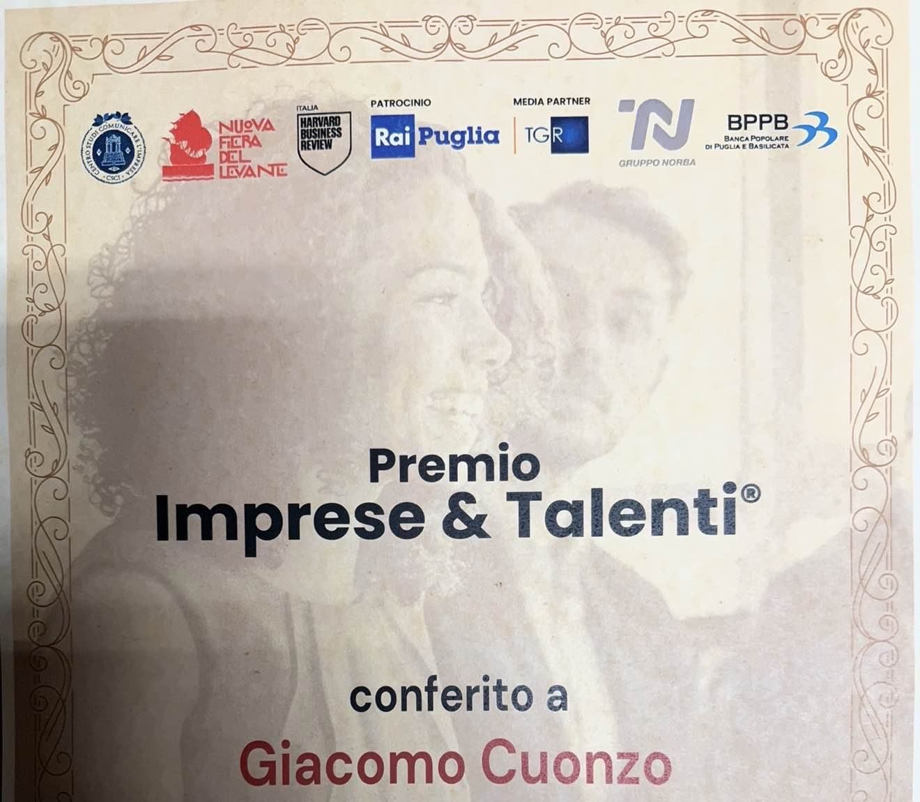 Prix Imprese & Talenti à la Nuova Fiera del Levante